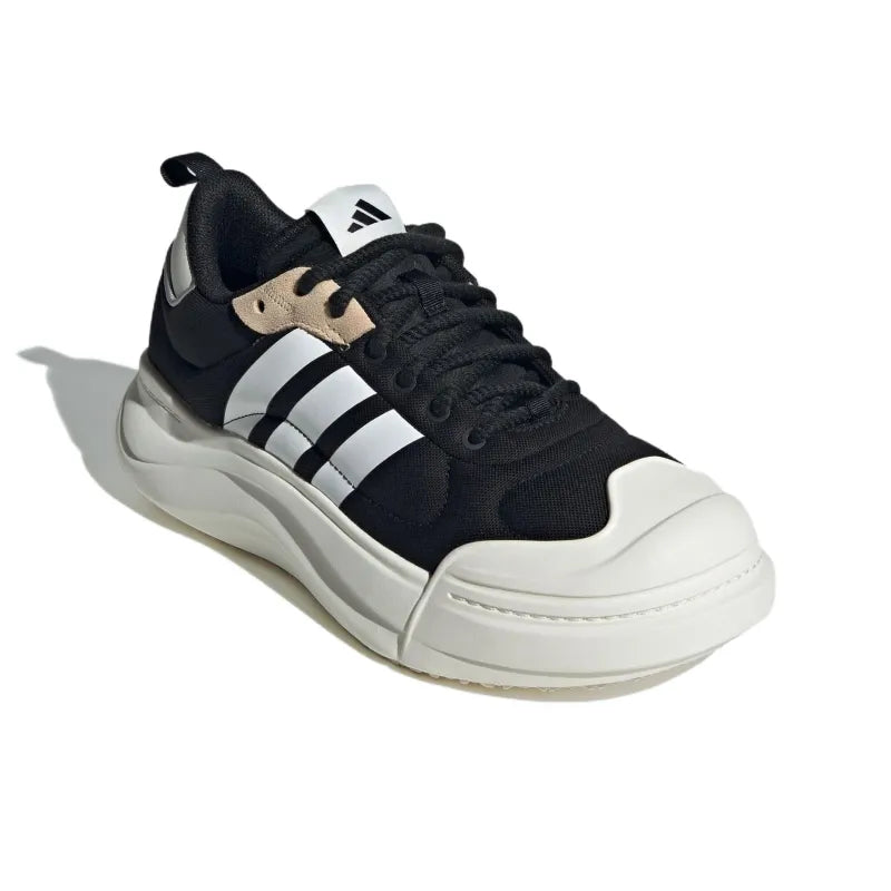 Adidas MAXXCOURT SPW Casual Shoes Unisex Low-Top Black/Bright White/Linen Green