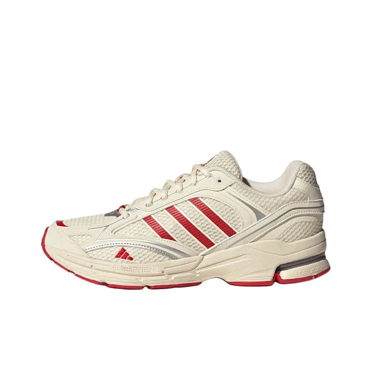 Adidas Spiritain 2000 Low-Top Casual Running Shoes Unisex White Red Silver