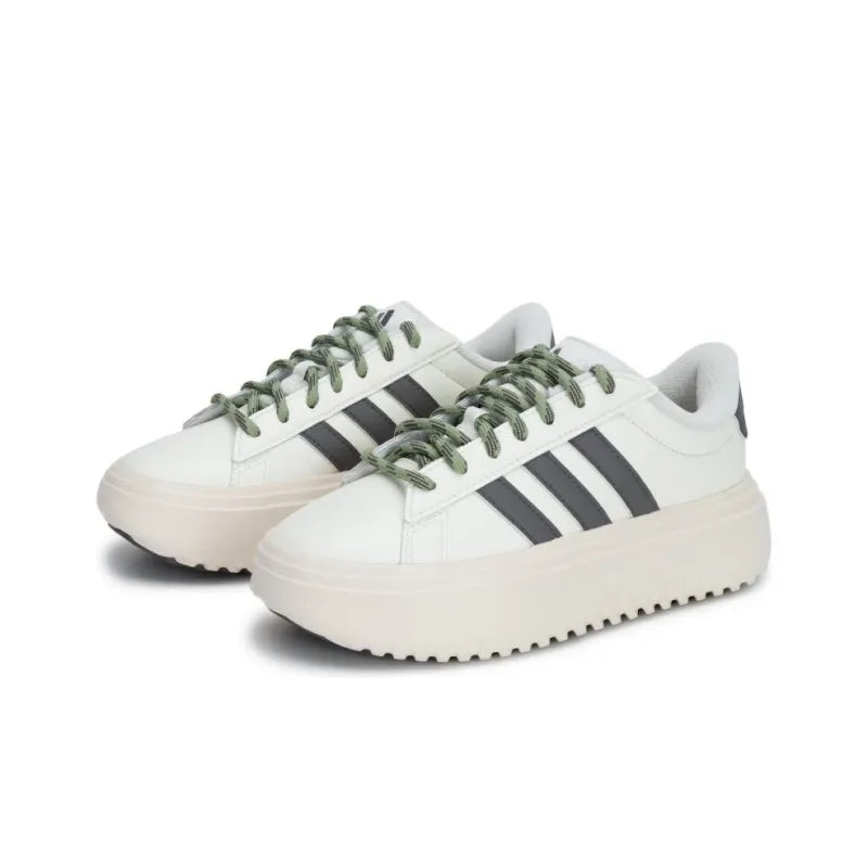 Grand Court Women's Adidas Platform 'Ivory Black' Women's